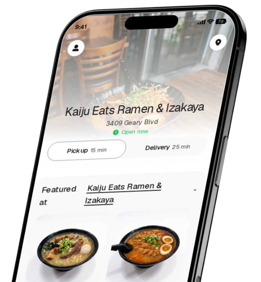 Kaiju Eats Ramen & Izakaya app preview