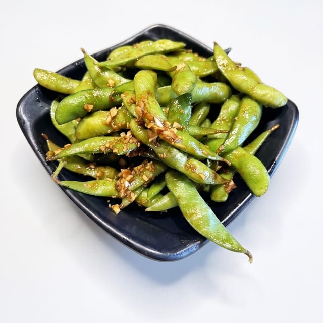 Garlic Edamame.