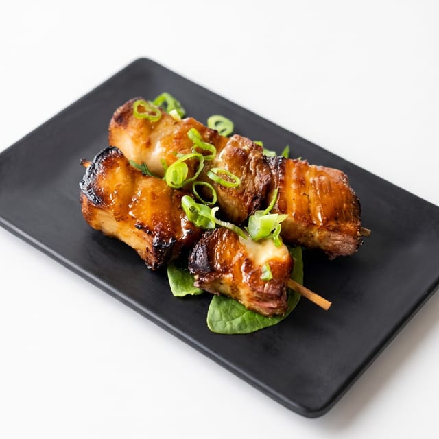 Pork Belly Skewers.